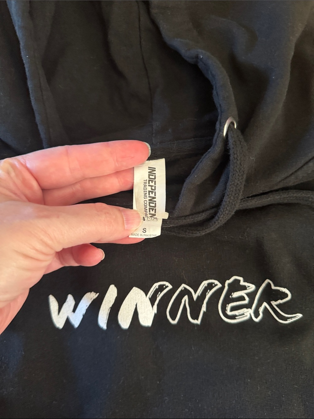 Winner Black Pullover Hoodie - Picture 2 of 3